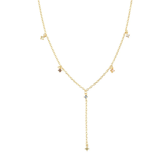 925 Sterling Silver Zircon Necklace