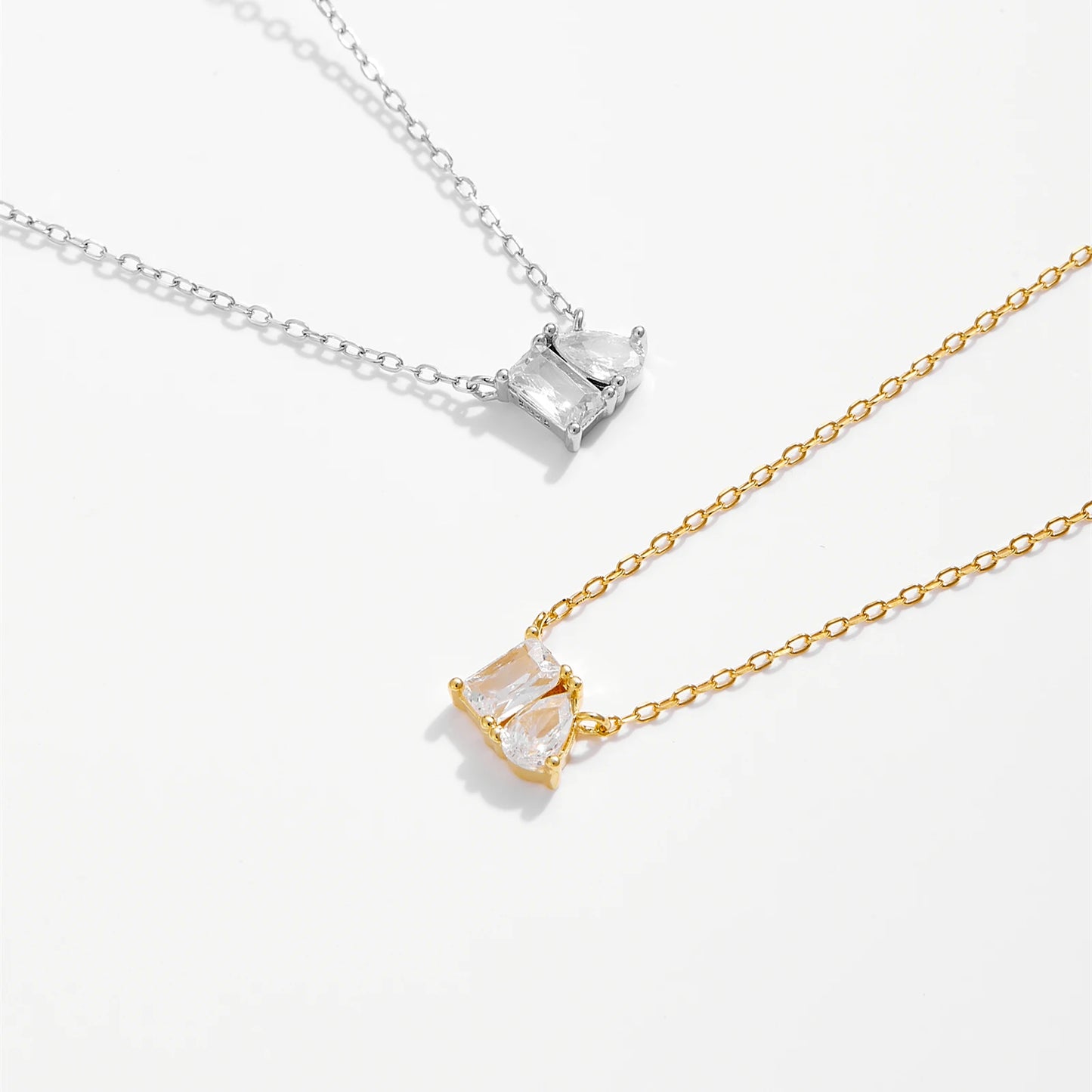 925 Sterling Silver Zircon Pendant