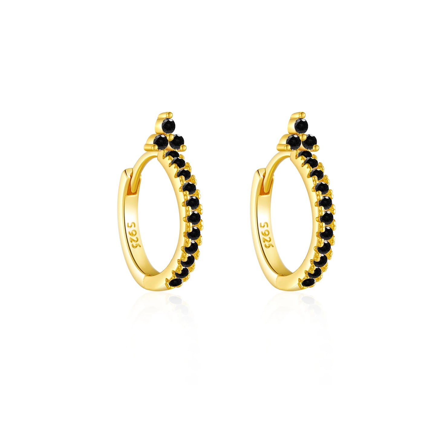 925 Sterling Silver Zircon Earrings