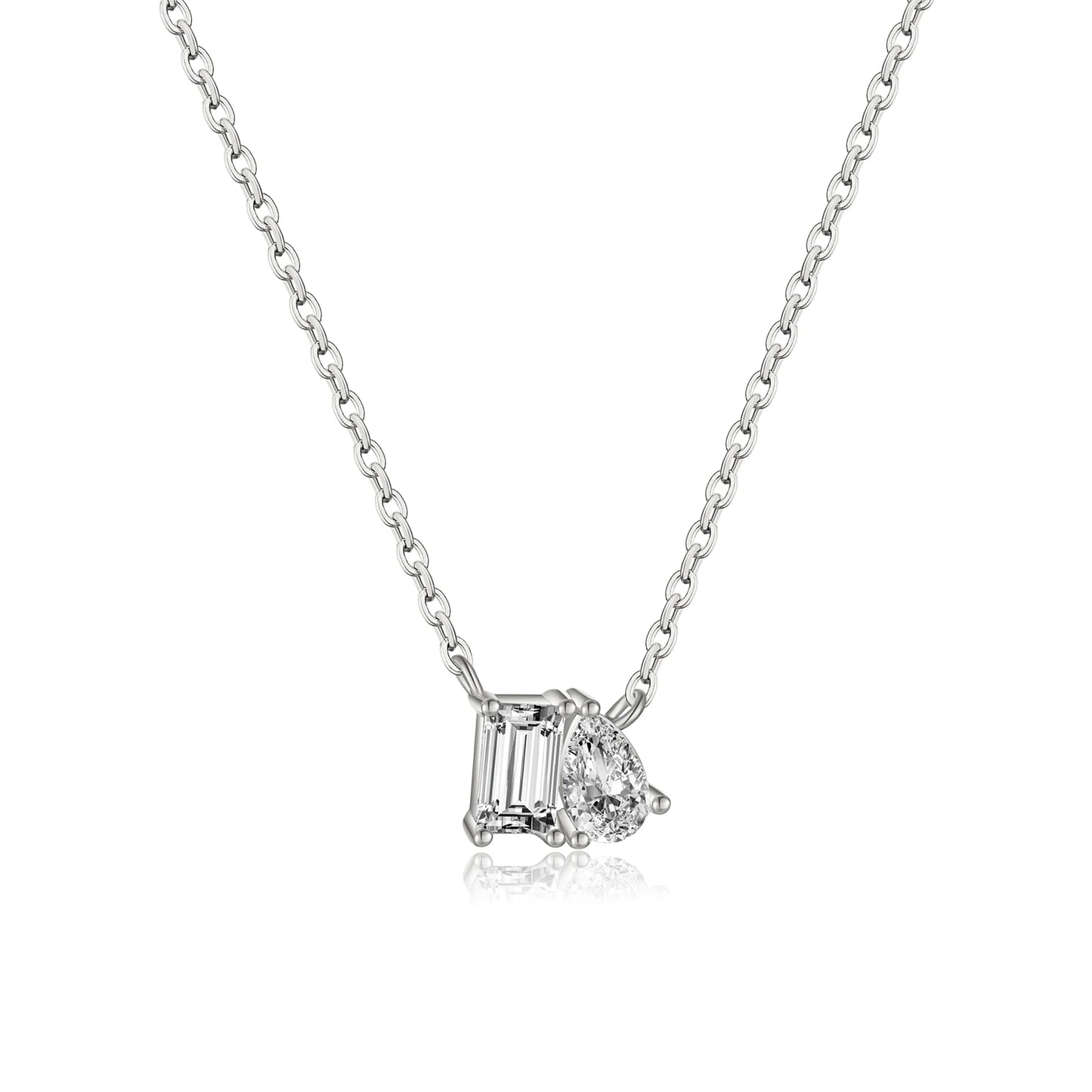 925 Sterling Silver Zircon Pendant