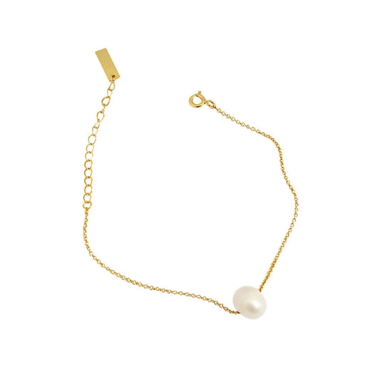 925 Sterling Silver Pearl Bracelet
