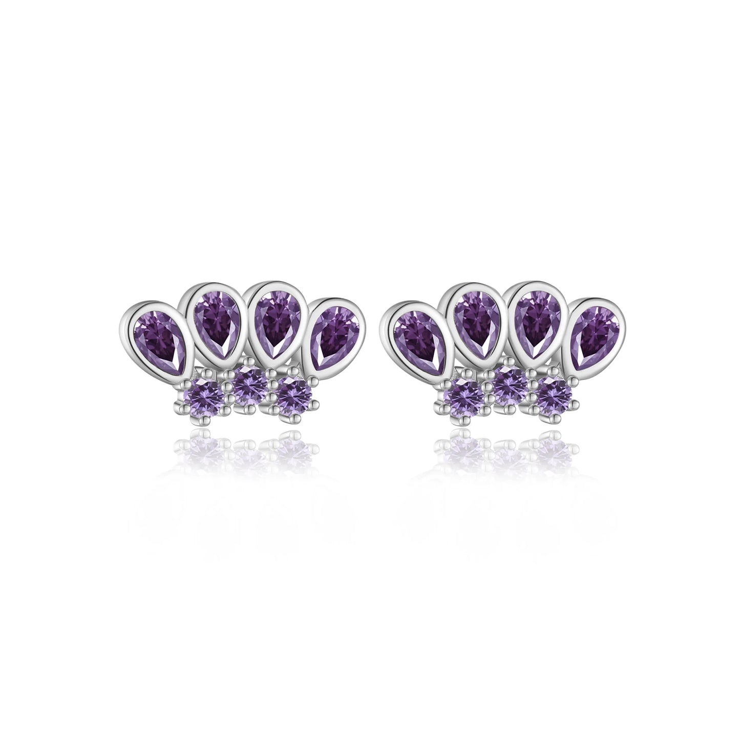 925 Sterling Silver Zircon Earring