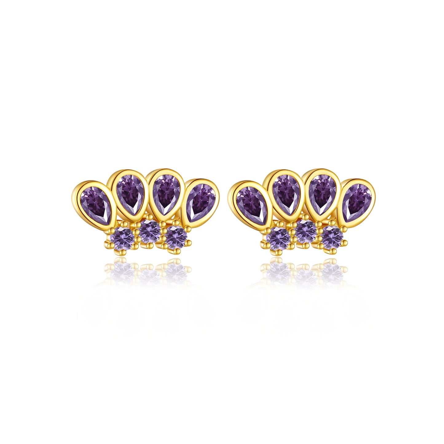 925 Sterling Silver Zircon Earring