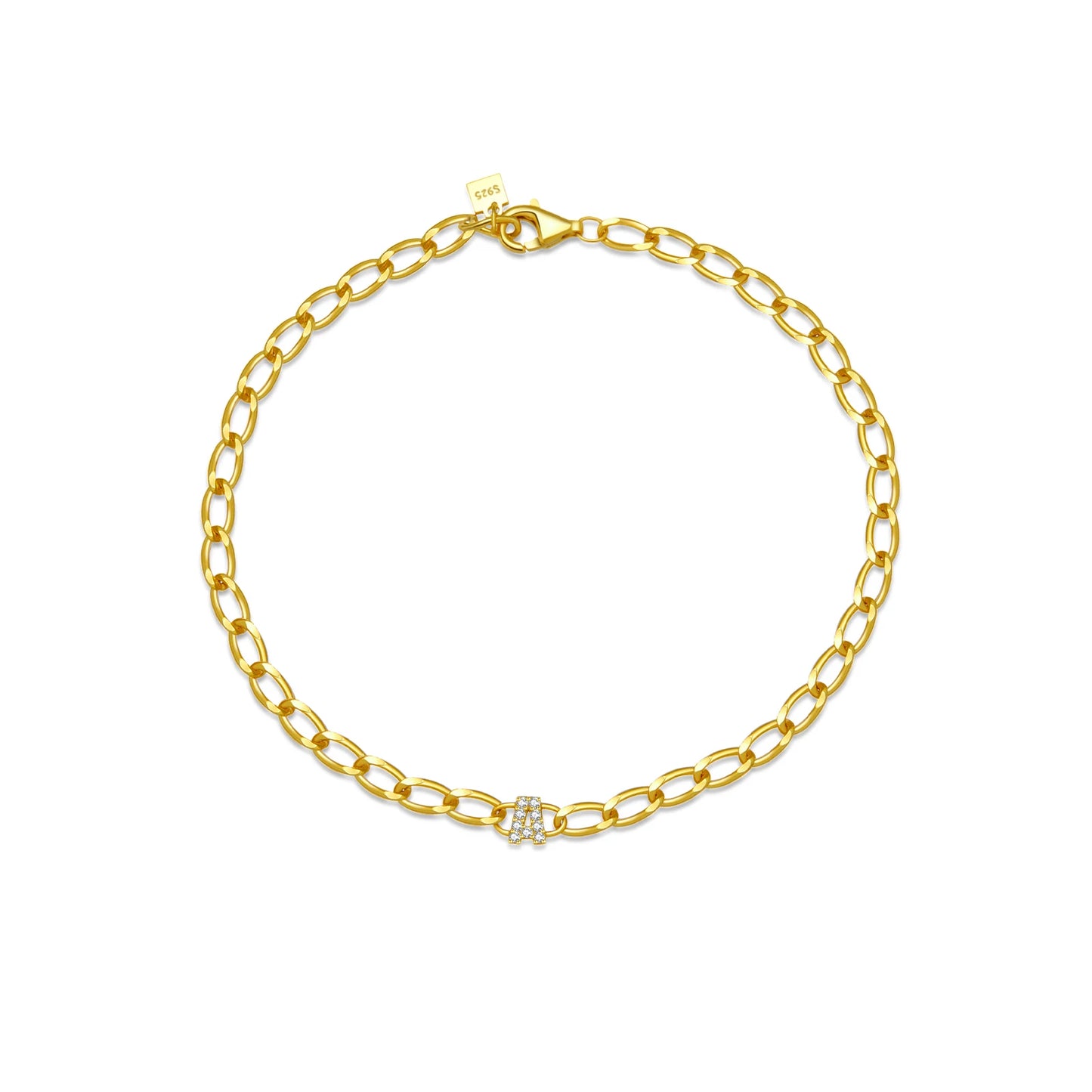 925 Sterling Silver Zircon Bracelet