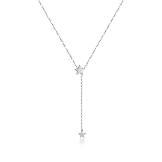 925 Sterling Silver Adjustable Star Pendant