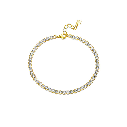 925 Sterling Silver Zircon Bracelet