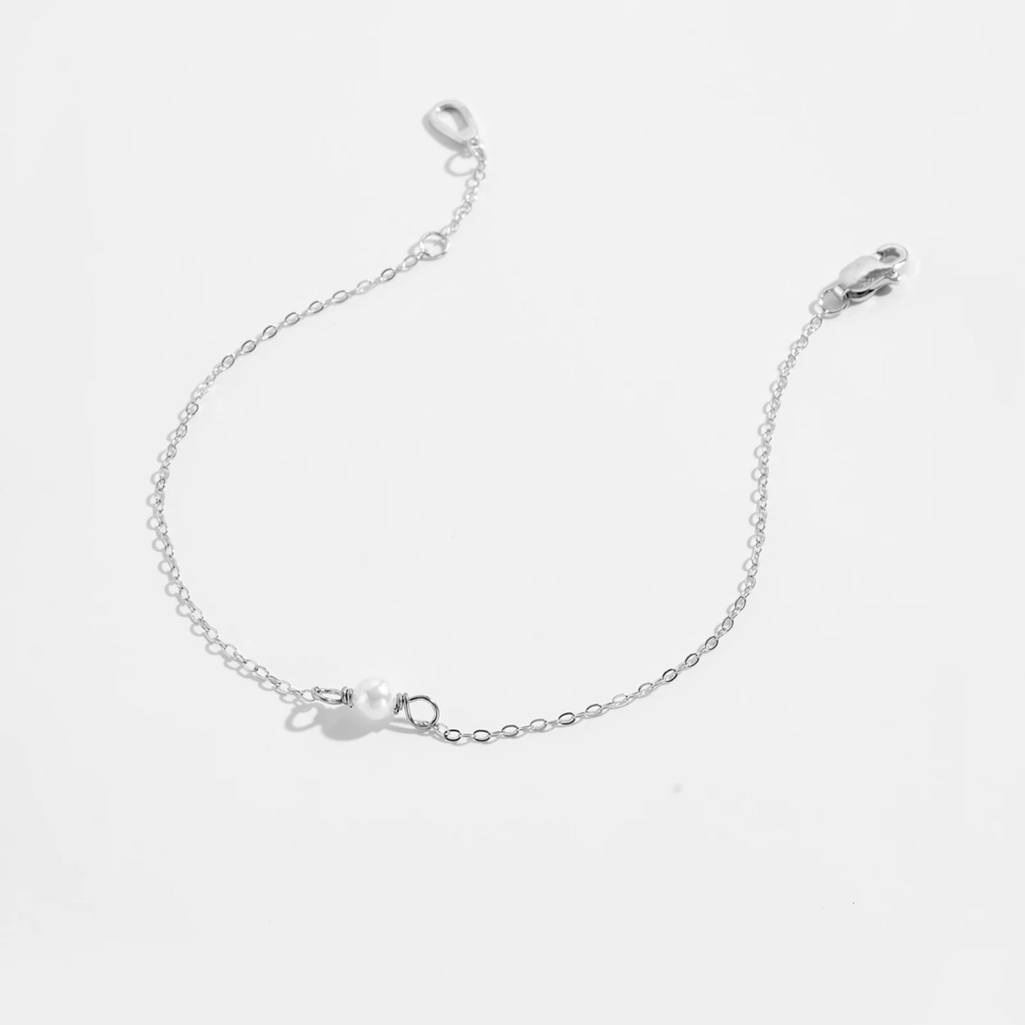 925 Sterling Silver Classic Pearl Bracelet
