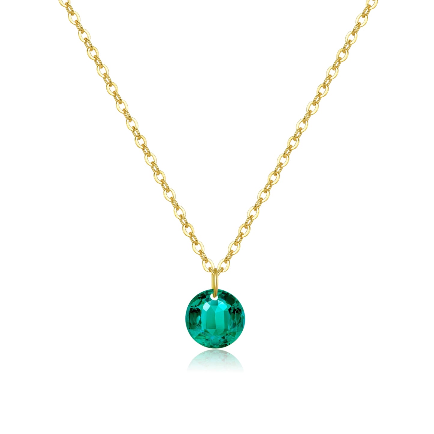 Give me a product description for 925 Sterling Silver Mint Green Pendant