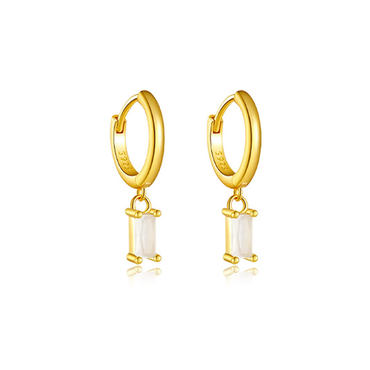 925 Sterling Silver Crystal Earrings