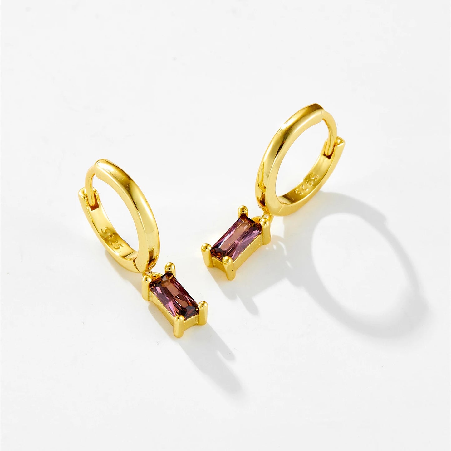 925 Sterling Silver Crystal Earrings