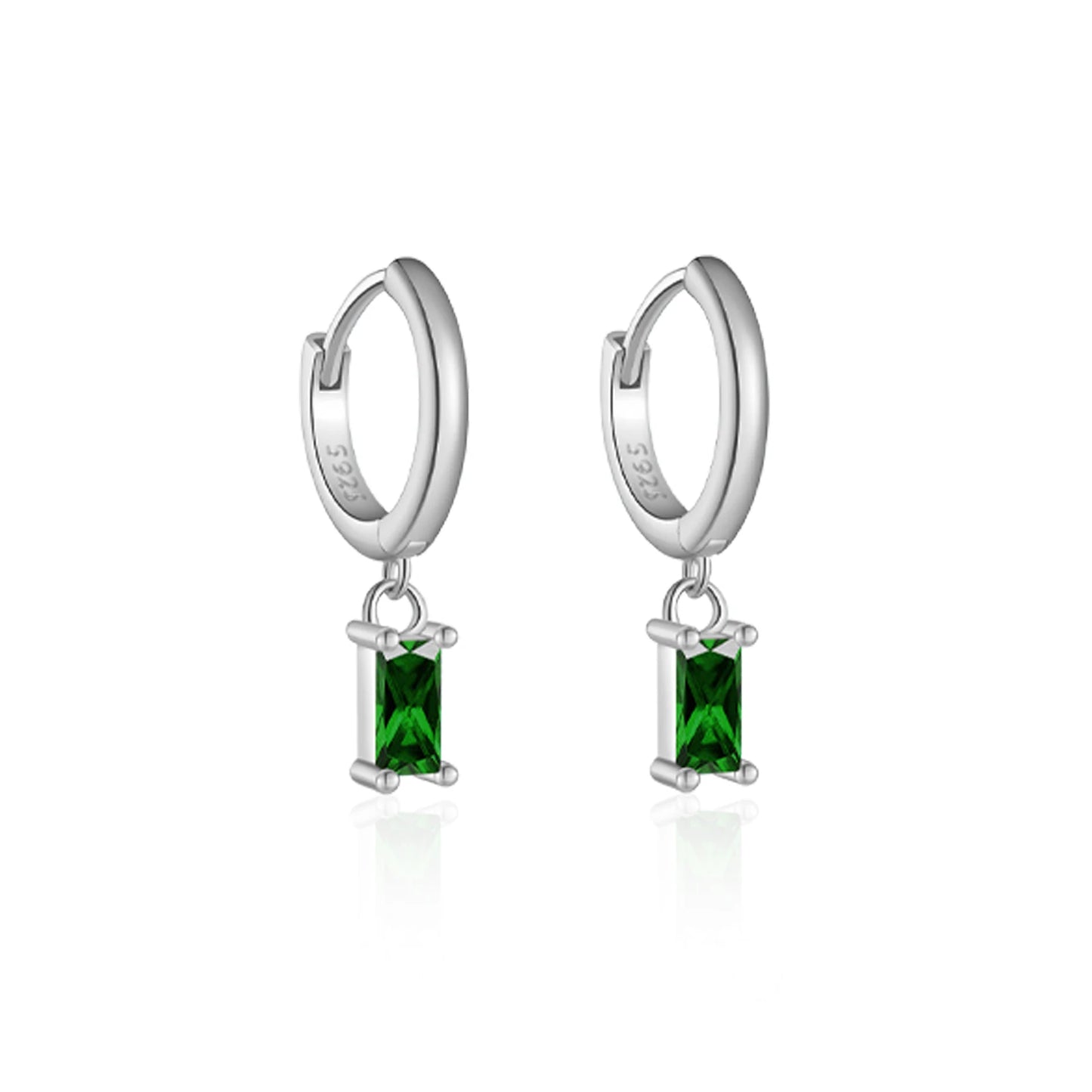 925 Sterling Silver Crystal Earrings