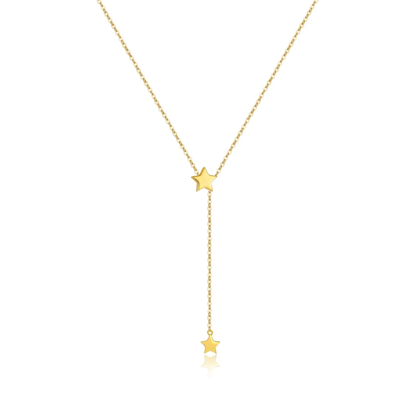 925 Sterling Silver Adjustable Star Pendant