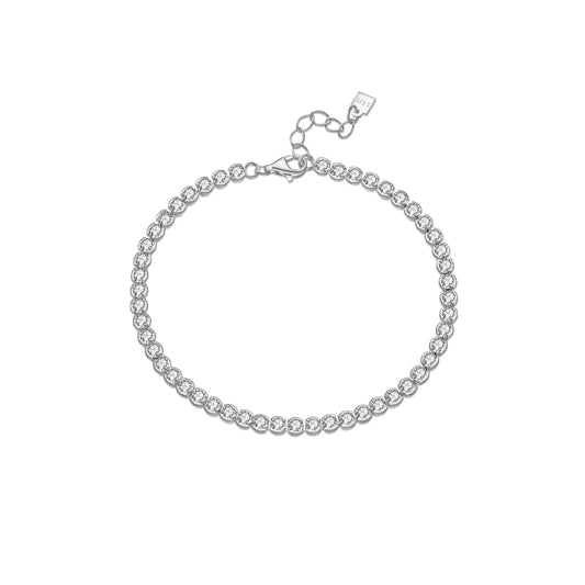 925 Sterling Silver Zircon Bracelet