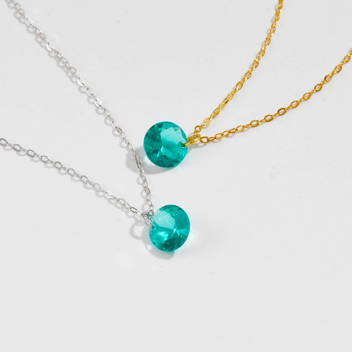Give me a product description for 925 Sterling Silver Mint Green Pendant