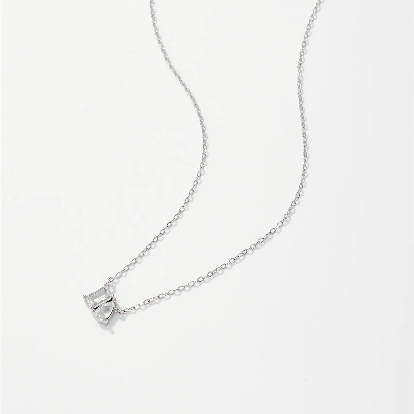 925 Sterling Silver Zircon Pendant