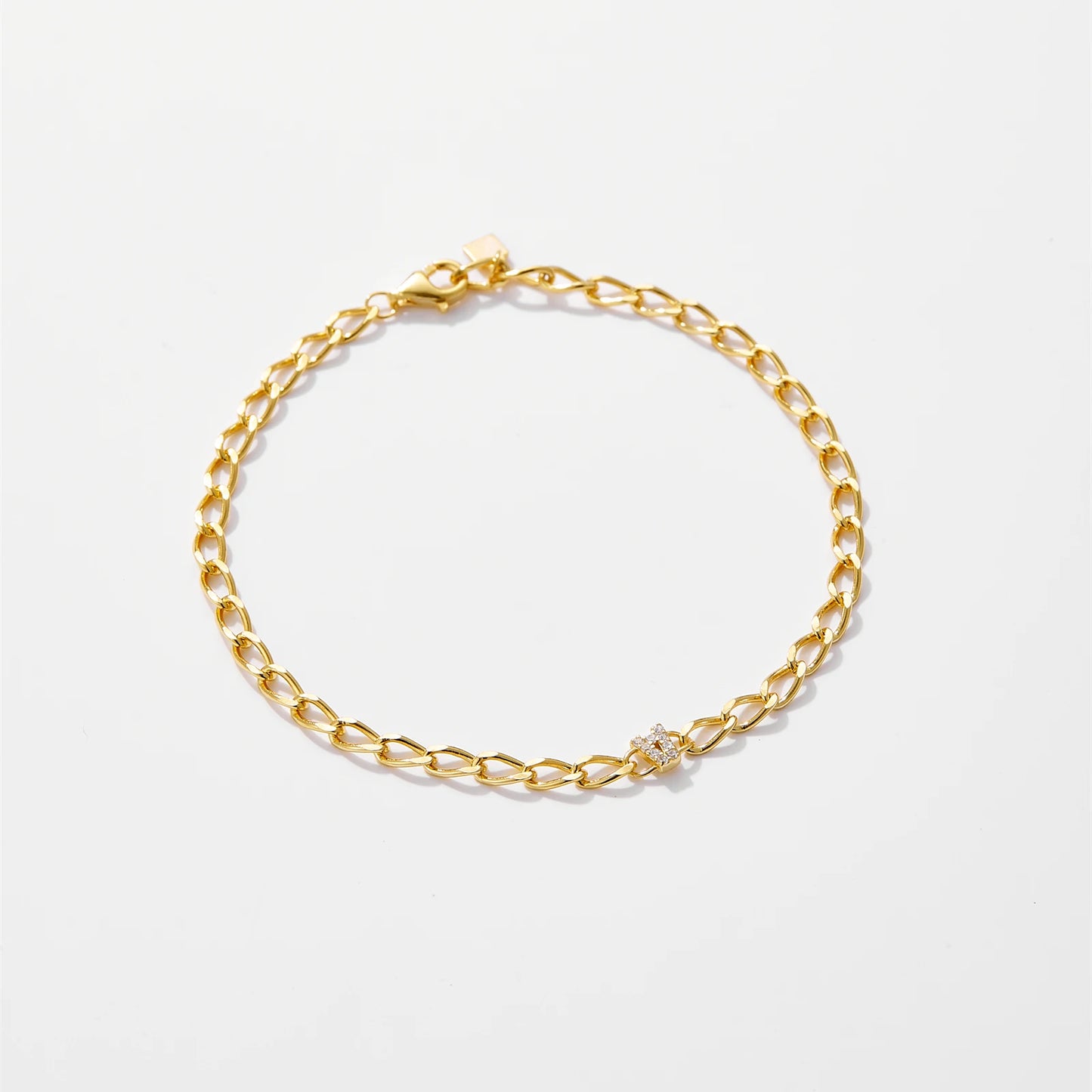 925 Sterling Silver Zircon Bracelet
