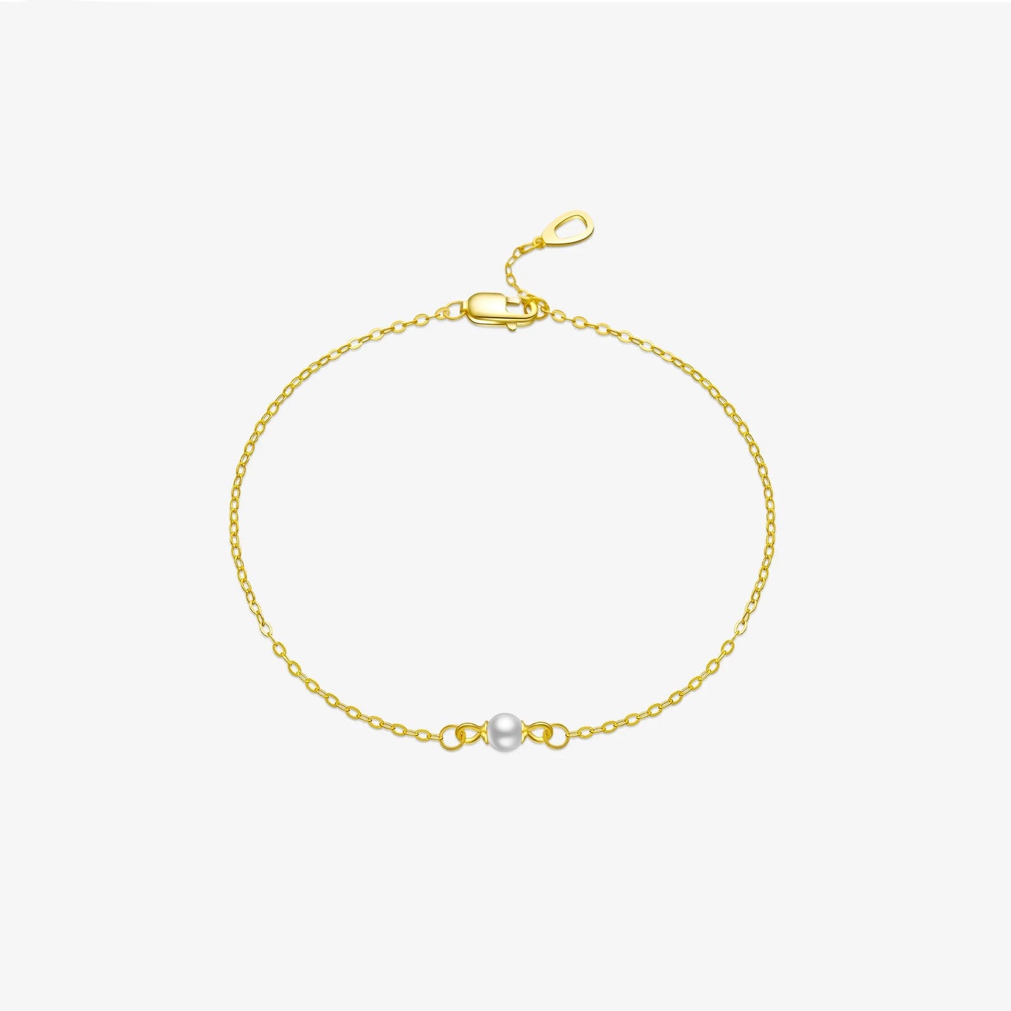 925 Sterling Silver Classic Pearl Bracelet