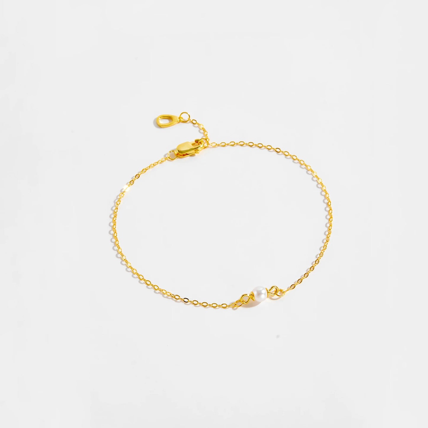 925 Sterling Silver Classic Pearl Bracelet
