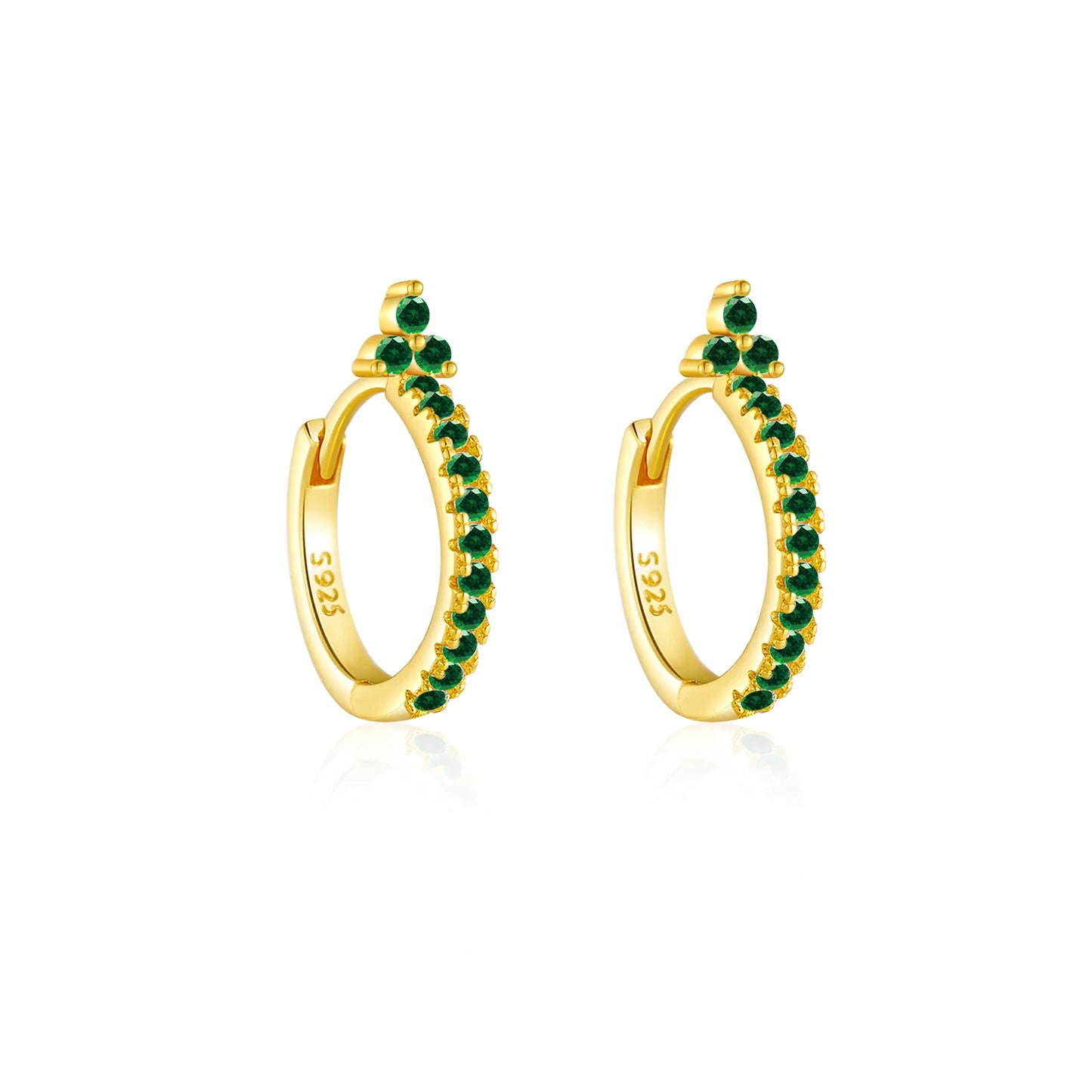 925 Sterling Silver Zircon Earrings