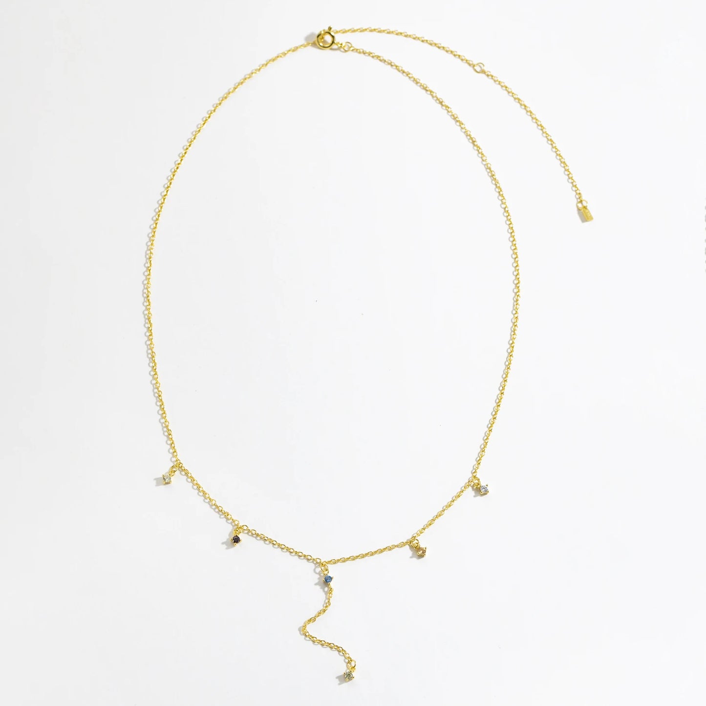 925 Sterling Silver Zircon Necklace