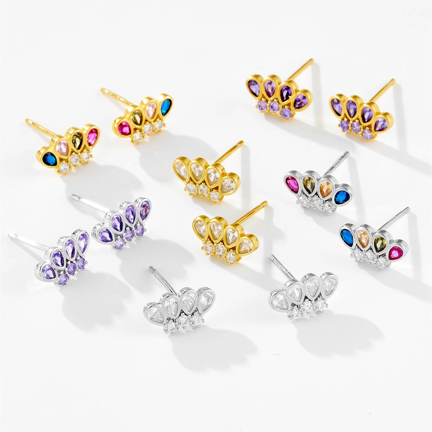 925 Sterling Silver Zircon Earring