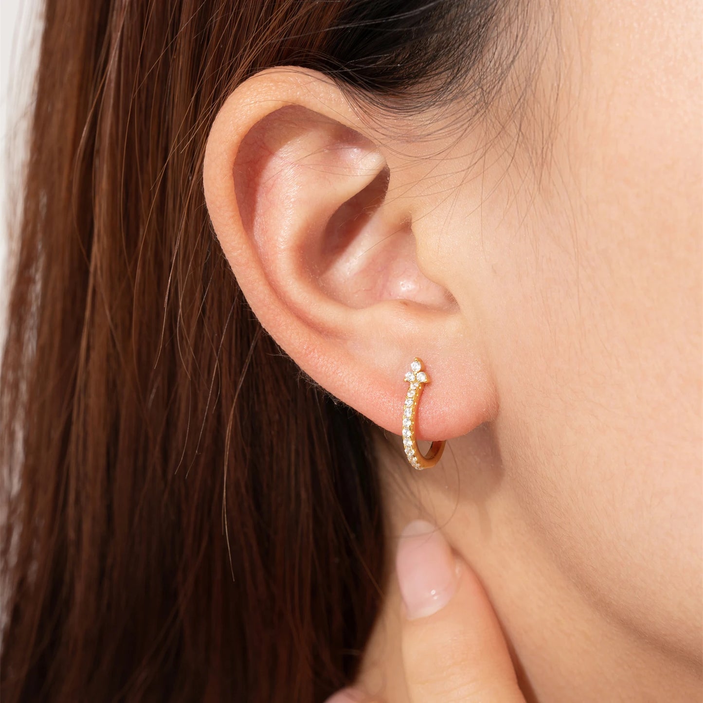 925 Sterling Silver Zircon Earrings