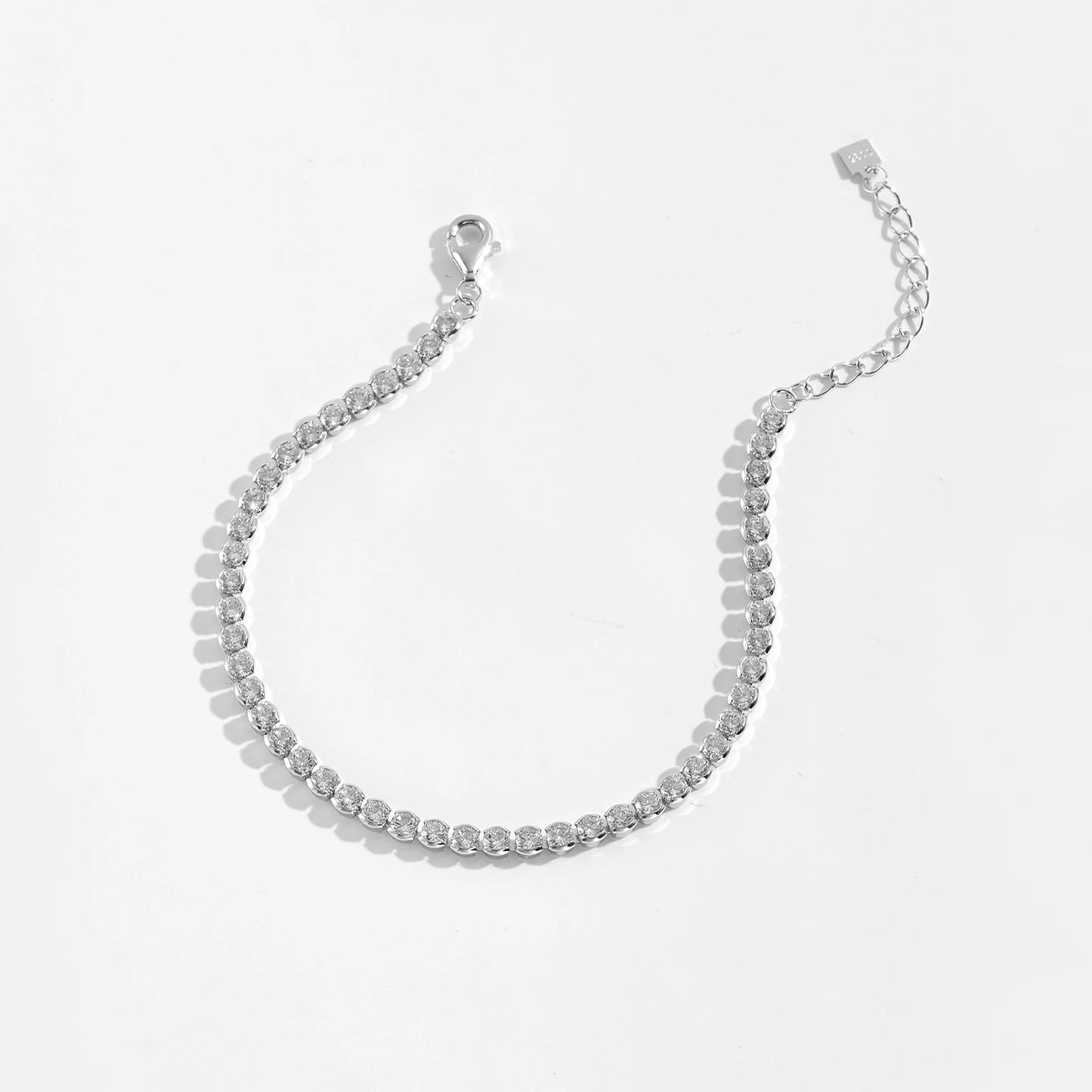 925 Sterling Silver Zircon Bracelet