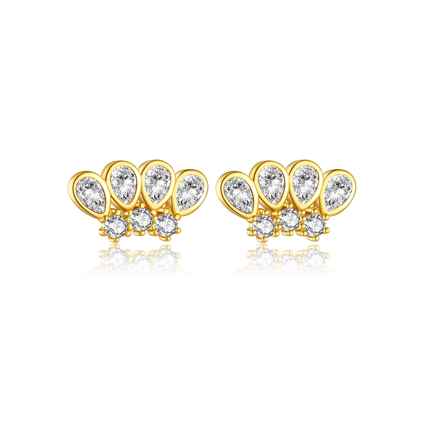 925 Sterling Silver Zircon Earring