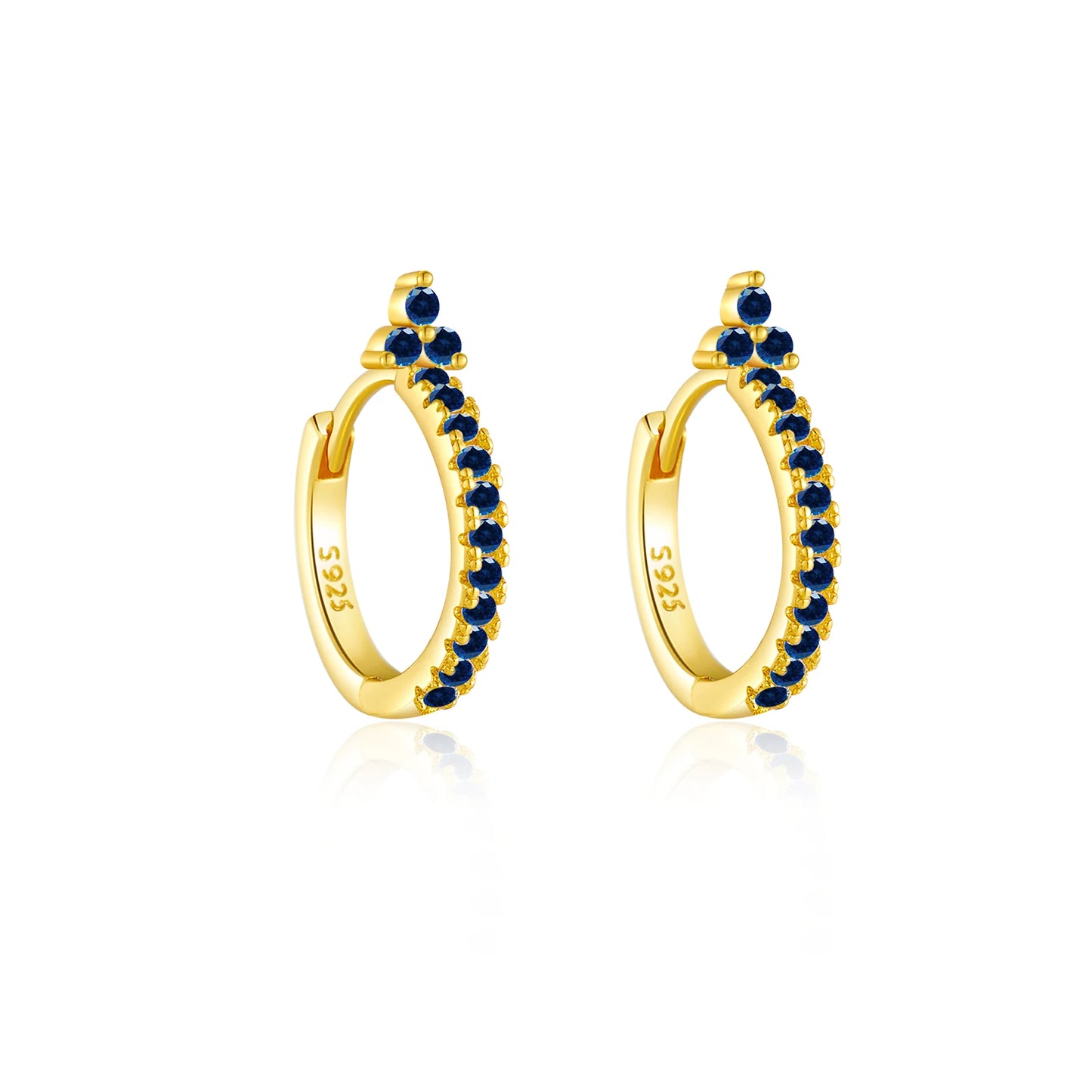 925 Sterling Silver Zircon Earrings