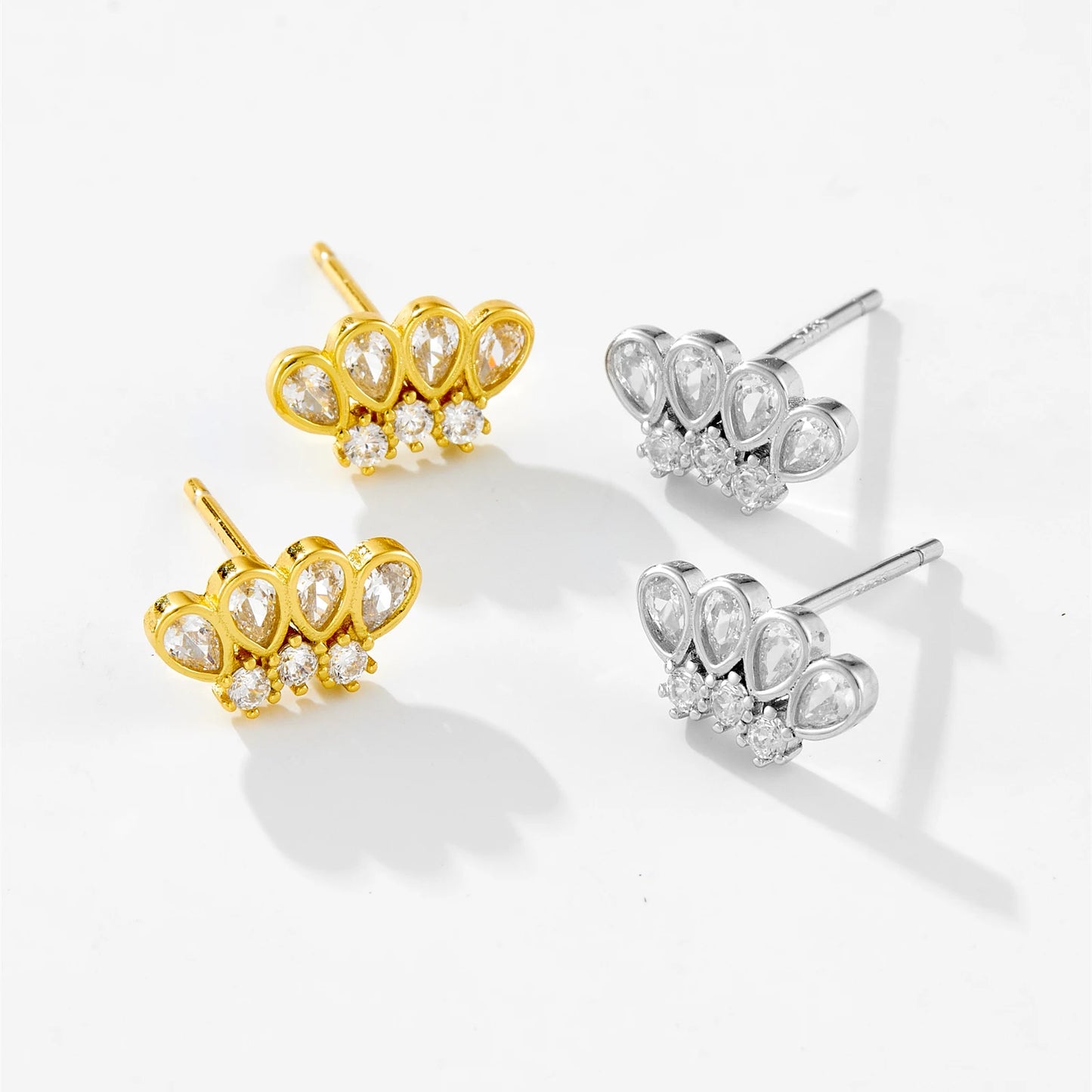 925 Sterling Silver Zircon Earring