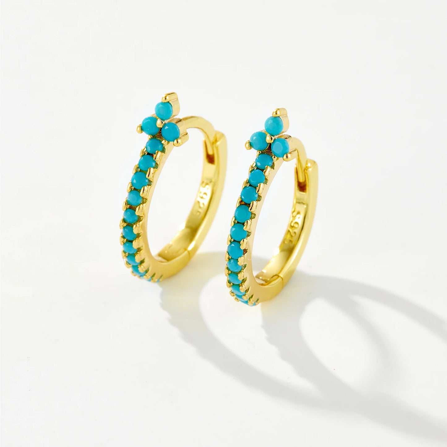 925 Sterling Silver Zircon Earrings