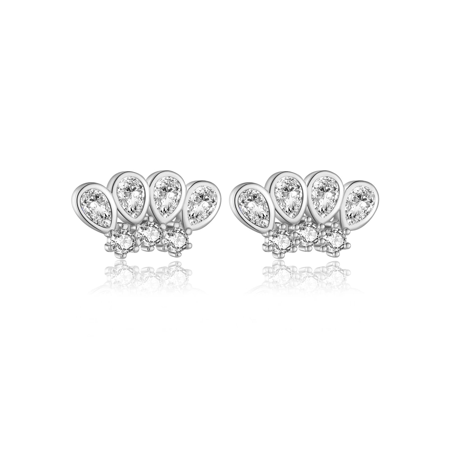 925 Sterling Silver Zircon Earring