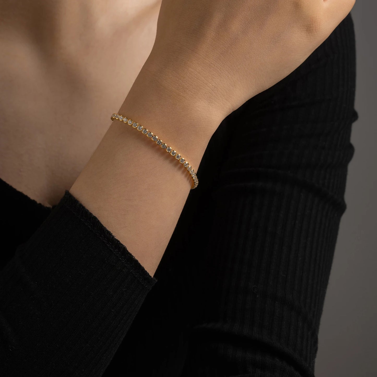 925 Sterling Silver Zircon Bracelet