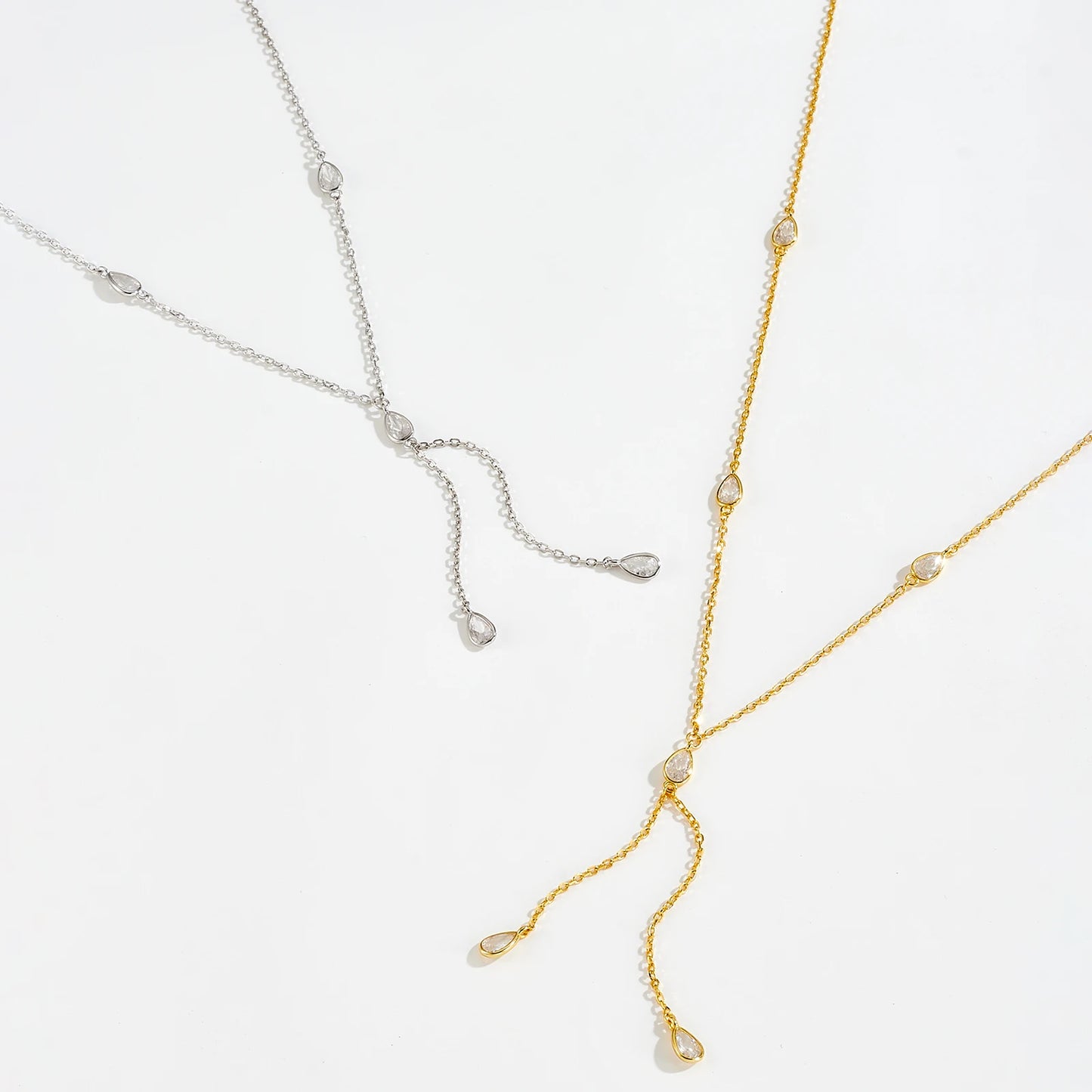 925 Sterling Silver Zircon Necklace